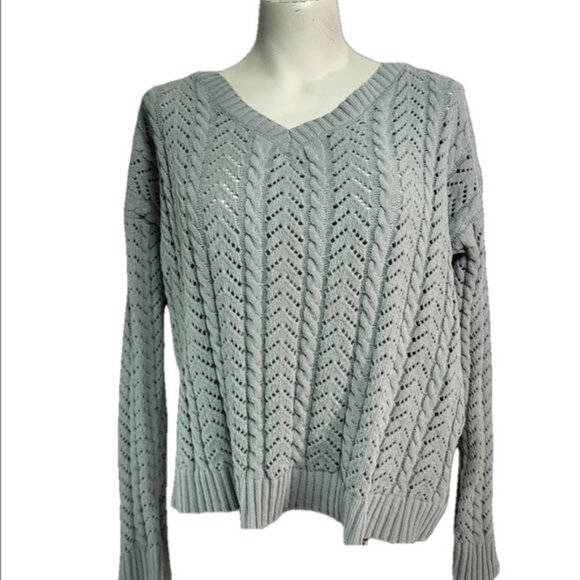 Sweaters - Jessica Simpson Green Slouch Sweater